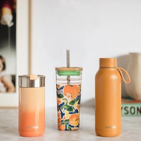 Nerezový termohrnček so sitkom Boost Apricot Orange 400 ml