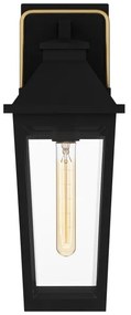 Quoizel QZ-BUCKLEY-M-MBK - Vonkajšie nástenné svietidlo BUCKLEY M 1xE27/40W/230V IP44