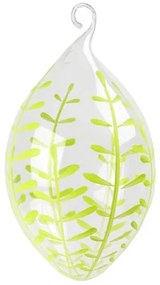 Vajíčko s dekorom zelených vetvičiek