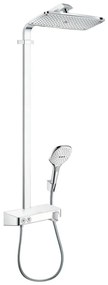 Hansgrohe Raindance E, Showerpipe 360 1jet s termostatom ShowerTablet Select 300, biela/chrómová, HAN-27288400