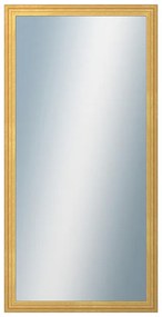 DANTIK - Zrkadlo v rámu, rozmer s rámom 50x100 cm z lišty LYON zlatá (2703)