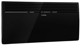 Klarstein Hot Spot Slimcurve, konvektor, ohrievač, 80 x 40 cm, 20 m², 2000 W, 5 - 40 °C, IP24, čierny