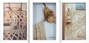 Fotorámik Milea, 3x 10x15 cm, biely%