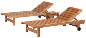 Záhradné lehátko set PROWOOD z ThermoWood - SET V2 - Set + dodanie náteru v odtieni HONEY + PCD 91