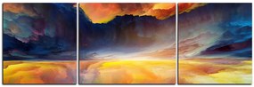 Obraz na plátne - Dream land - panoráma 5217C (120x40 cm)