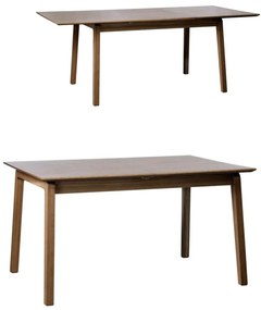Rozkladací jedálenský stôl Bari (47642930), dymový dub, 95x140-200 cm