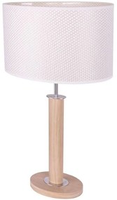 Spot-Light 7017400211524 - Stolná lampa MERCEDES 1xE27/40W/230V dub