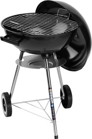 Okrúhly gril na drevené uhlie RUND 41 cm - čierny