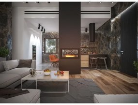 InFire - Vstavaný BIO krb 90x50 cm 3kW obojstranný