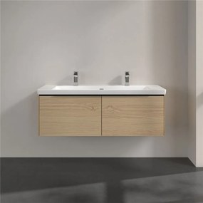 VILLEROY &amp; BOCH Subway 3.0 závesná skrinka pod umývadlo, 2 zásuvky, 1272 x 478 x 429 mm, Nordic Oak, C60101VJ