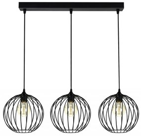 Luster na lanku MATT 3xE27/60W/230V