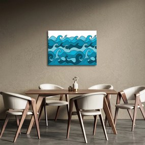 Obraz - Abstrakcia, more (70x50 cm)