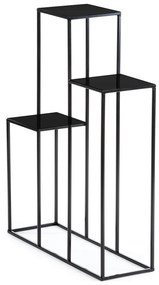 Stojan na kvety 80x60 cm čierna