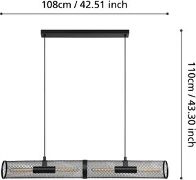 Eglo 43534 - Luster na lanku REDCLIFFE 4xE27/40W/230V