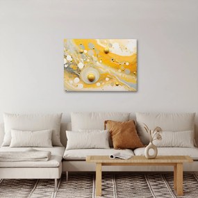 Obraz - Abstraktné pozadia so zlatým dekorom (70x50 cm)