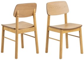 Jídelní židle BARLOW z masivu dub přírodní