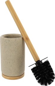WC kefa Solena, béžová/s drevenými prvkami