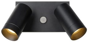 Lucide 09831/02/30 - Vonkajšie svietidlo so senzorom TAYLOR 2xGU10/50W/230V IP54