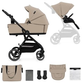 KINDERKRAFT SELECT YOXI 2v1 kombinovaný kočík Sand beige