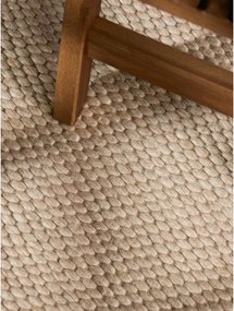 Béžový ručne tkaný vlnený koberec 160x230 cm Lyon Beans – Elle Decoration