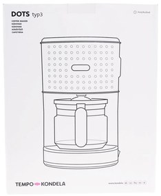 Pákový kávovar Dots Typ 3 - ružová / strieborná