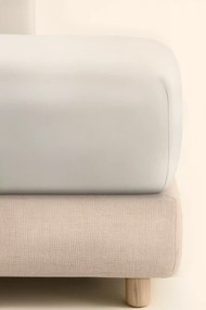 Plachta s gumičkou JERSEY taupe Rozmer: 80x160x15 cm