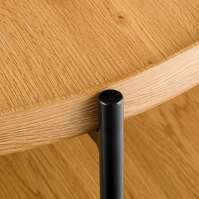 Konferenčný stolík Corbitan 80 cm - natura