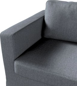 Poťah na sedačku Karlstad (nerozkladáci, 3-miestný, dlhý) farba produktu sivá látka zapletaná