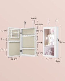 Závesná šperkovnica JJC051W02