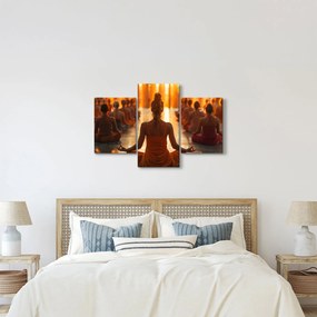 Obraz - Lekcia jogy (90x60 cm)