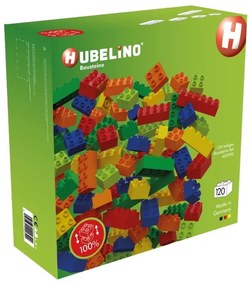 Súprava stavebných kociek ku guličkovej dráhe Hubelino Rainbow, 120 ks