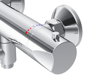 Vaňová a sprchová batéria AM.PM Hit FTA50000 termostat, chróm