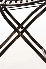 Kovová skladacia stolička Sibell - Bronzová