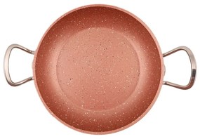 Ružová hliníková panvica Güral Porselen Classic, ø 22 cm