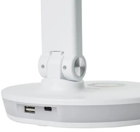 LED RGBW Stmievateľná stolná lampa s funkciou powerbanky LED/12W/5V 2800-6000K biela