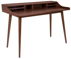 Dizajnový písací stôl Miriam, orech