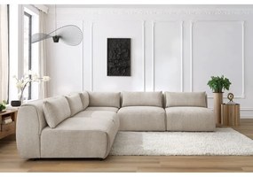 Béžová rohová pohovka (variabilná) Jeanne - Bobochic Paris