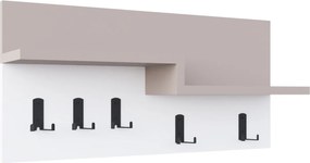 Vešiak Houseland HARMON mocha/biely