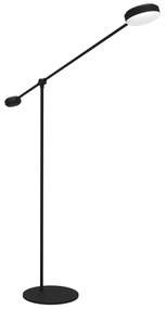 EGLO LED moderná stojacia lampa CLAVELLINA, 24W, teplá biela, čierna