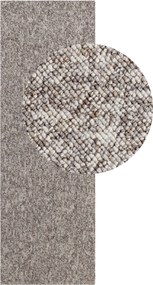 ELLE Decoration, DOPREDAJ: 80x240 cm Běhoun Wolly Ultra 106229 Taupe z kolekce Elle, 80x240, hnedá, obývacia izba