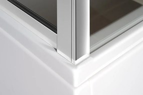 Polysan, DEEP obdĺžniková sprchová zástena 1100x900mm L/P varianta, číre sklo, MD1116MD3316