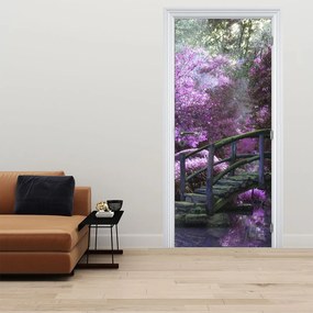 Fototapeta na dvere - Mystická záhrada (95x205cm)