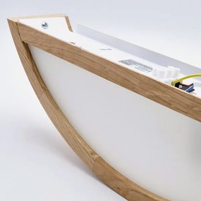 Brilagi - LED RGBW stmievateľné nástenné svietidlo CARVALHO 1xE27/15W/230V Wi-Fi dub