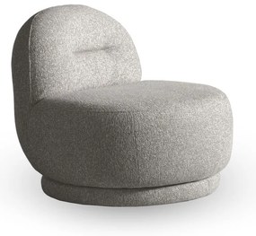 Svetlosivé kreslo Ovo – Miuform