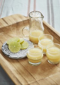 MADAM STOLTZ Obdĺžnikový drevený podnos Natural
