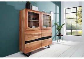 Komoda/Vitrína 38330 120cm Drevo Acacia - Komfort-nábytok