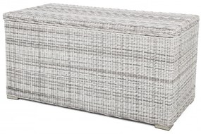 Ratanový úložný box BARRY svetlo-sivý 750L