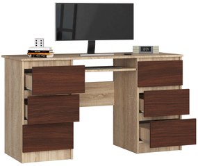 PC stolík Behati (dub sonoma + wenge). Vlastná spoľahlivá doprava až k Vám domov. 1069462