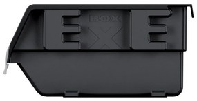 Úložný box uzatvárateľný 39,3 × 28,3 × 19,2 cm, čierna