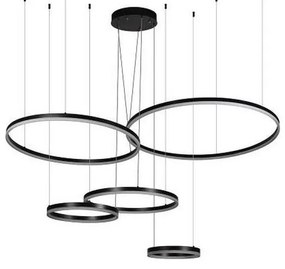 LED Stmievateľný luster na lanku LED/220W/230V 3000-6500K + diaľkové ovládanie